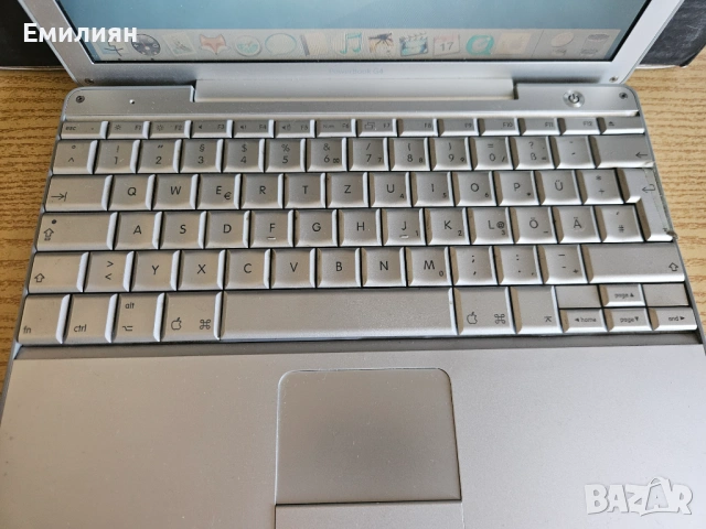 Ретро Apple PowerBook G4 12", Mac OS X Tiger,  оригинална опаковка, снимка 6 - Лаптопи за дома - 54833521
