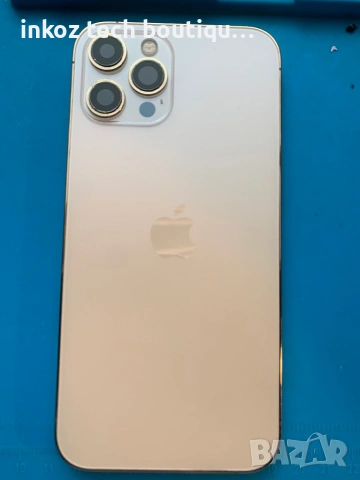 Оригинален корпус капак за iPhone 12 pro max златен