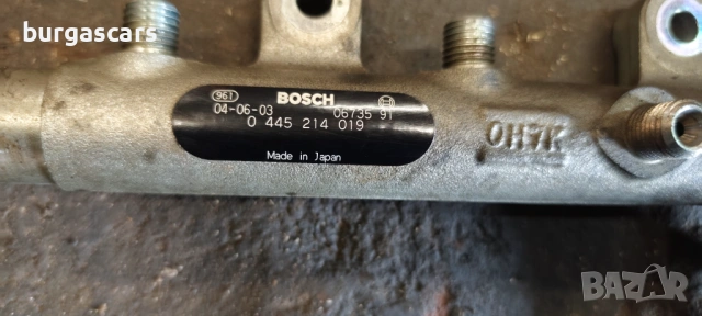 Горивна рейка 0 445 214 019 Peugeot 307 SW 2.0HDI - 90к.с., снимка 2 - Части - 54491285