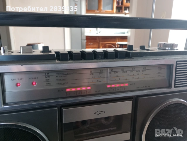 Радиокасетофон Sony cfs-65s , снимка 5 - Радиокасетофони, транзистори - 54786479