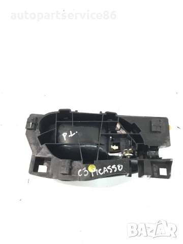 Вътрешна дръжка за предна лява врата за Citroen C3 Picasso (2011) 9683446877, снимка 2 - Части - 54551436