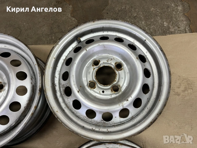 Железни джанти 13 цола за Nissan Micra, снимка 4 - Гуми и джанти - 54457458