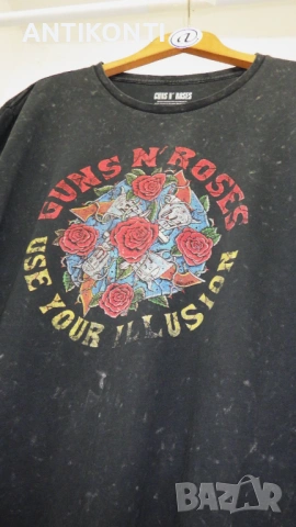 GUNS N' ROSES USE YOUR ILLUSION Тениска / Оригинален мърч, снимка 2 - Тениски - 54566628