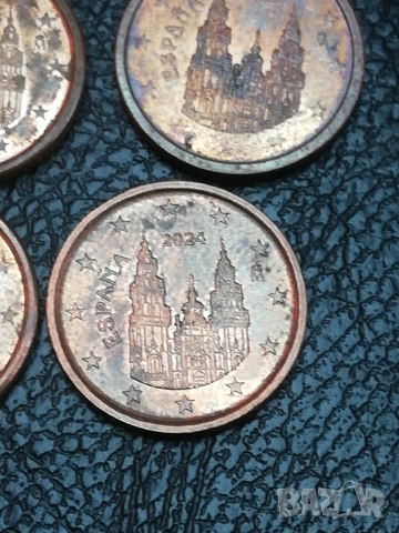лот от 1 евро-цент Испания-различни години, снимка 9 - Нумизматика и бонистика - 54152467