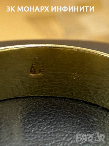 Златна Хълка /585/ с надпис и дата, снимка 7 - Пръстени - 54150772