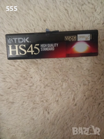 TDK HS45 VHS.C видео касета , снимка 3 - Аудио касети - 54271439