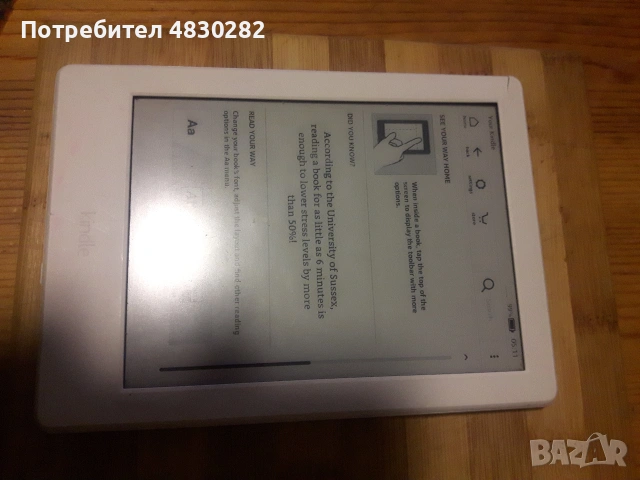 Електронен четец reader Amazon Kindle 8th Generation (2016) SY69JL 6.0000 Wi-Fi E-reader, снимка 7 - Електронни четци - 54978536