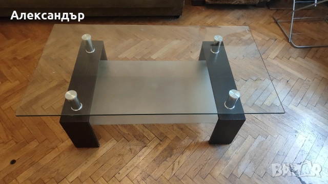 Стъклени маси 2 броя, снимка 2 - Маси - 54649043
