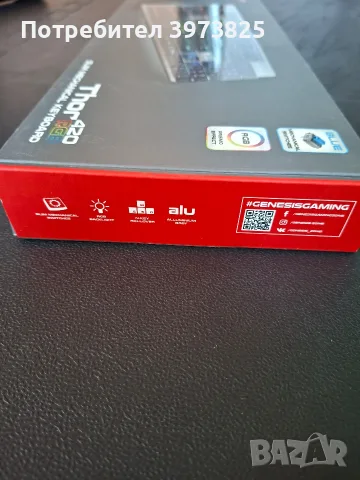 Механична клавиатура Genesis Thor 420 RGB Slim, снимка 3 - Клавиатури и мишки - 55500588