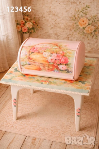 Винтидж кутия за хляб – стил и уют за вашата кухня, снимка 5 - Декорация за дома - 54153913