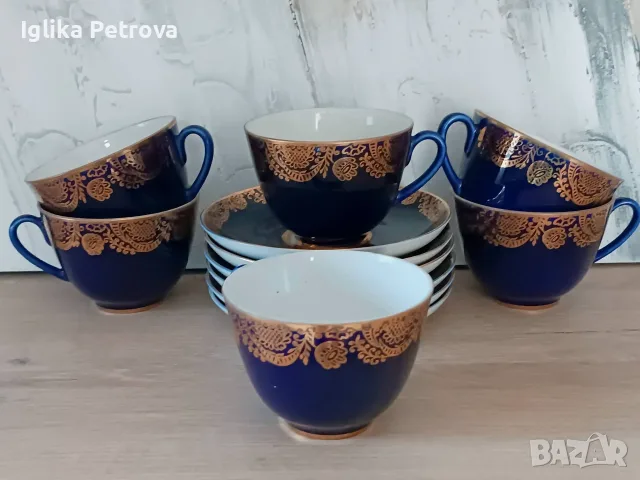 Сервиз за чай/кафе ЛФЗ, снимка 9 - Антикварни и старинни предмети - 55420197