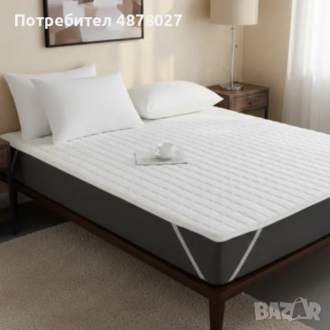 Водоустойчив протектор за матрак — 100% защита, памук, снимка 7 - Протектори за матраци - 55532345