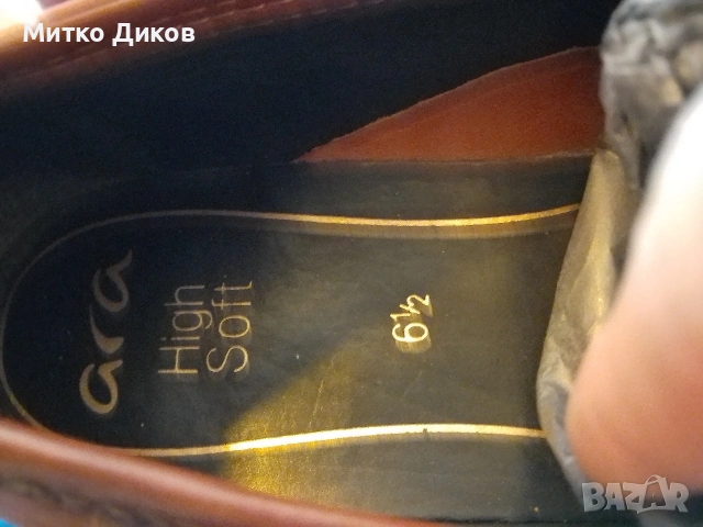 Ara маркови дамски обувки естеств.кожа  #40 стелка 26 см нови купувани за 199лв сега 50 евро, снимка 11 - Дамски елегантни обувки - 54429078