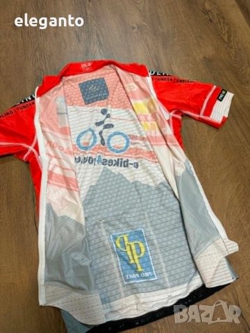 Мъжко вело джърси Ale Italy PR.R 2.0 Full zipper Pro Jersey , S размер, снимка 6 - Тениски - 54572449
