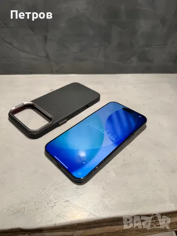 Iphone 17 Pro Max Blue + карбонов калъф, снимка 11 - Apple iPhone - 55558997