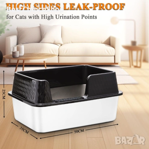 Кутия за котешки отпадъци от неръждаема стомана голяма / котешка тоалетна, снимка 5 - За котки - 54093711