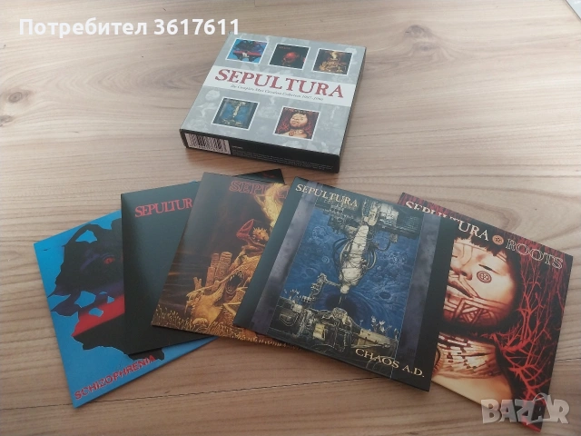 Оригинални CD дискове Max Cavalera - Sepultura 1987-1996 box set 5 броя, снимка 4 - CD дискове - 54893354