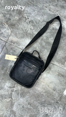 Calvin Klein Нова Черна Мъжка Кожена Чанта Различни Дизайни, снимка 2 - Чанти - 55032822