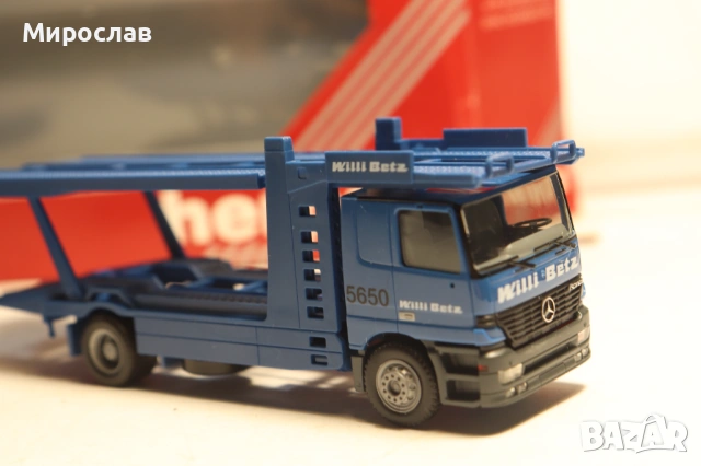HERPA H0 1/87 MERCEDES WILLI BETZ АВТОВОЗ КАМИОН МОДЕЛ, снимка 10 - Колекции - 54697070