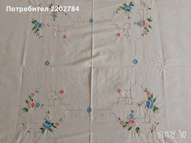 Битови, бродирани карета за маса , снимка 17 - Покривки за маси - 55660926
