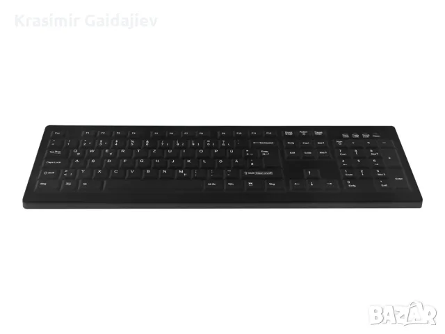 Клавиатура Active Key AK-C8100, USB, QWERTZ, немска, черна, снимка 2 - Клавиатури и мишки - 55573317