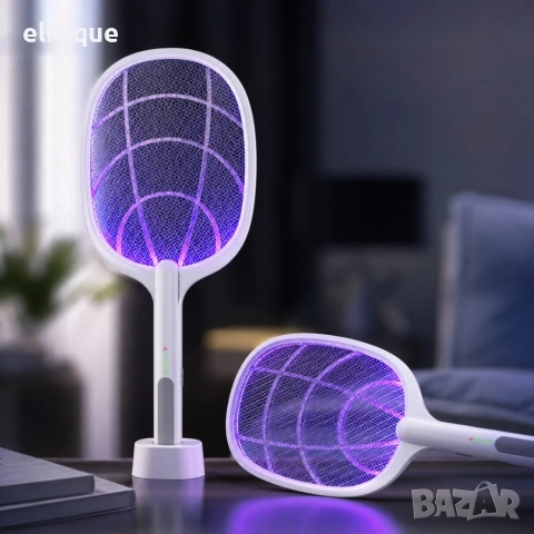 Електрическа палка 3 в 1 с UV лампа, USB зареждане, автоматична стойка , снимка 6 - Друга електроника - 55278327