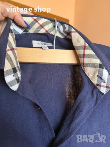 Мъжка риза с къс ръкав Burberry, размер S, снимка 8 - Ризи - 55164971