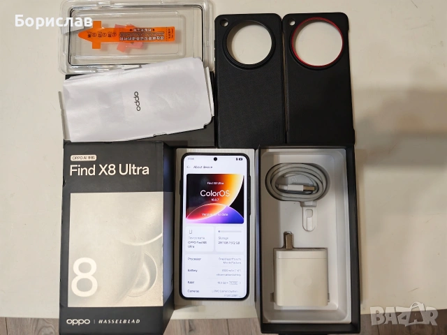 Oppo find x8 ultra/16-512/, отличен, комплект. 