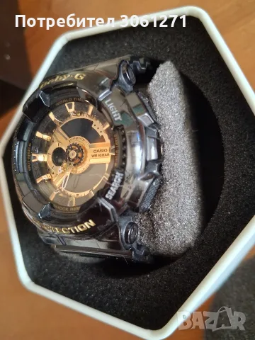 оригинален дамски часовник Casio Baby-G, модел BA-110 цвят: черно със златен циферблат. , снимка 7 - Дамски - 55666024