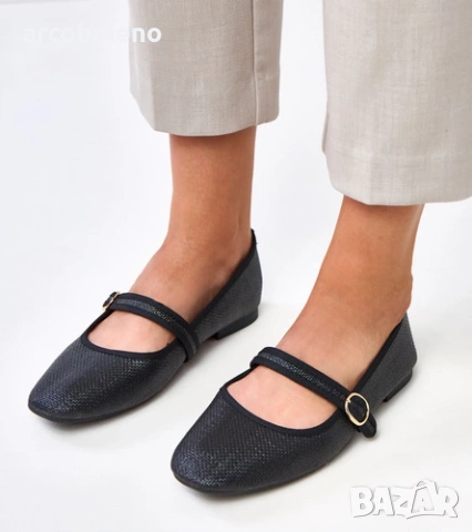 Дамски плетени балетки с катарама Nonana, 3цвята , снимка 8 - Дамски ежедневни обувки - 54025181