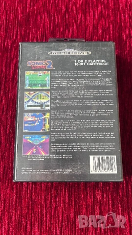 Sega Mega Drive Sonic 2, снимка 3 - Други игри и конзоли - 54637412