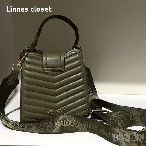 Steve Madden мини чанта в маслено зелено