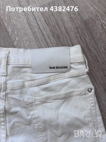 Бели къси гащи на True Religion, снимка 4 - Къси панталони - 55144451