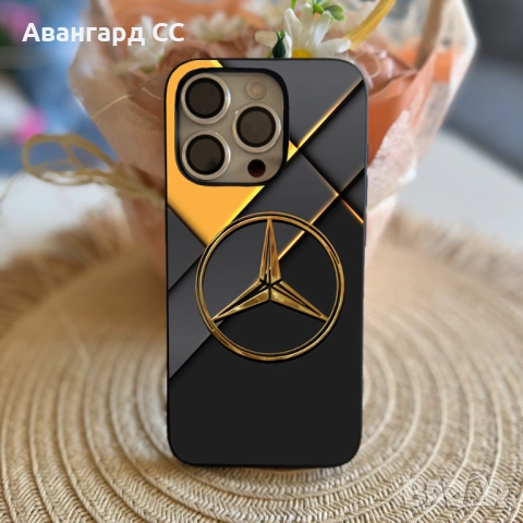 Силиконов Калъф за iPhone с лого Mercedes, снимка 7 - Калъфи, кейсове - 54611185