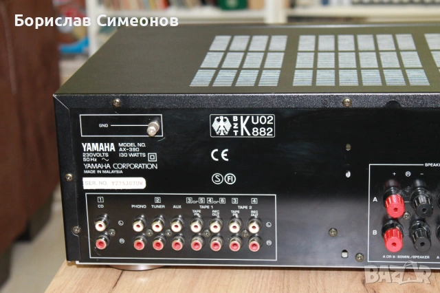 YAMAHA AX-390, снимка 8 - Ресийвъри, усилватели, смесителни пултове - 54247001