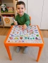 Детска пластмасова масичка с българската азбука, цифри от 1до 10, снимка 5