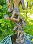 Огромна Бронзова Статуя "Жена с деца" 105 см, 44 кг – Скулптура Fisher, Уникат, снимка 9