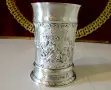 Калаена чаша с колоритни селски сцени. , снимка 3