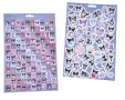200 бр Санрио Kuromi Куроми sanrio книжка албум самозалепващи лепенки стикери, снимка 3