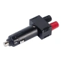 Букса за запалка 12V с бързи конектори и предпазител, снимка 2