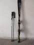 Ски заедно със ски щеки на марката-FISCHER AIRCARBON TITANIUM, снимка 1