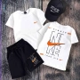 Nike Детски Къс Летен Комплект С Шапка Найк - Различни Цветове Kод B479, снимка 4