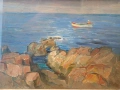 стара Картина художник Любо Иванов (1911–1974)  Любомир Иванов , снимка 2