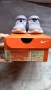Nike, Спортни обувки Revolution 5 от кожа и текстил, Лилав/Сив, снимка 3