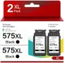 Нови Canon PG-575XL съвместими черни касети 2 броя за TS3550i TS3750i TR4755i принтер тонер мастило , снимка 1
