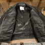 Естествена кожа байкър яке XS Mango в отлично състояние, снимка 7