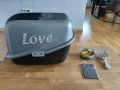 Котешка Тоалетна Затворена с Вратичка и Филтър Nestor Love 56 х 39 x 38.5cм + аксесоари, снимка 1