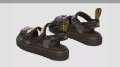 детски сандали Dr. Martens Junior Klaire Coated Glitter Velcro номер 34, снимка 4