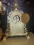 Автентичен френски каминен часовник  Louis XVI – позлатен бронз (Ormolu), ХIХ век , снимка 10