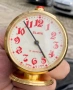 Стар съветски механичен будилник СЛАВА 11 камъка, снимка 7